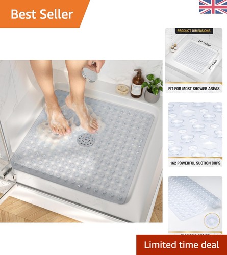 Clear shower mat 53x53cm - mat, with