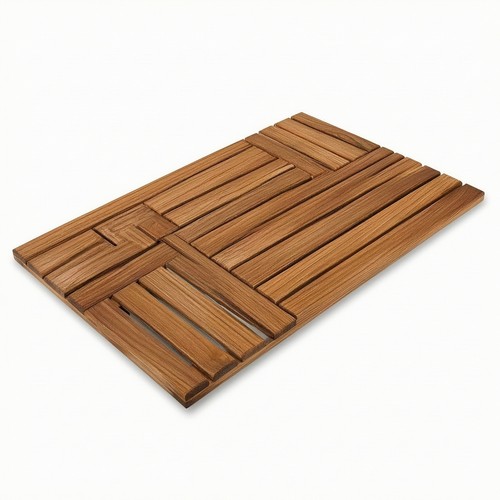 Wooden bath mat - bath,