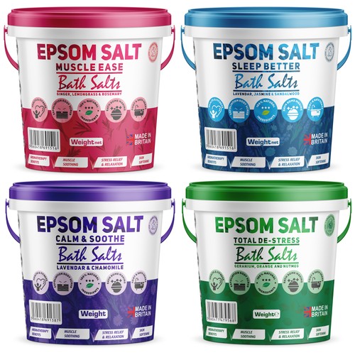 Scented spa epsom bath salts - spa,