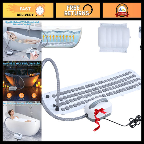 Portable spa bubble bath mat - spa,