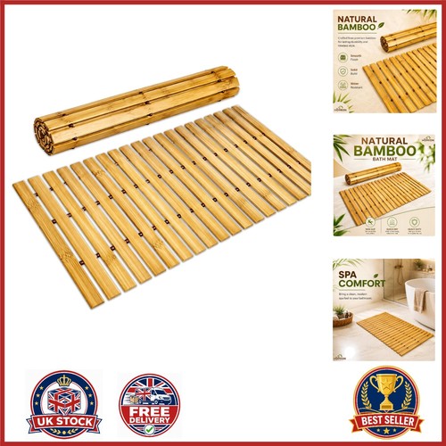 Bamboo bath mat 30x60cm non - mat,