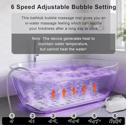 Bath spa mat air - bath, bubble