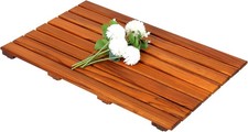 VaeFae Teak Shower Mat