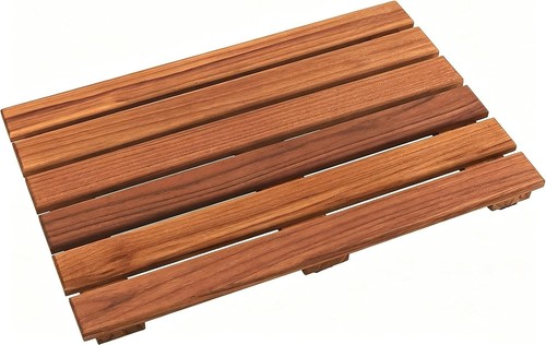 Teak shower mat - teak, mat,