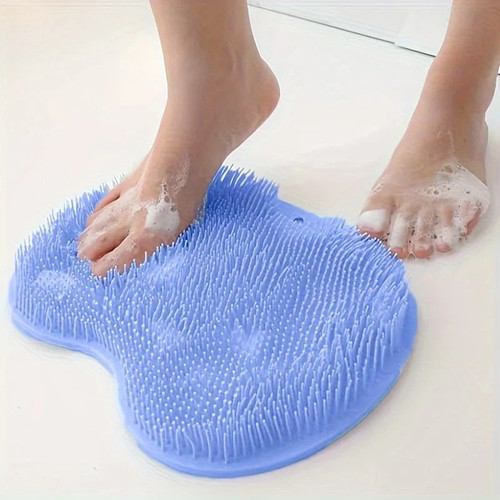 Anti slip shower foot - foot, scrubber