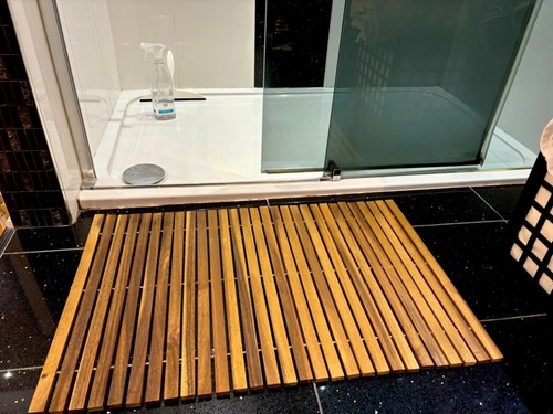 Wooden bath mat acacia wood - bath,