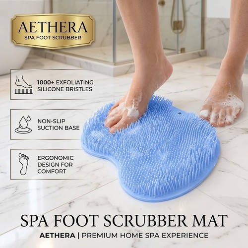 Anti slip shower foot - anti, scrubber